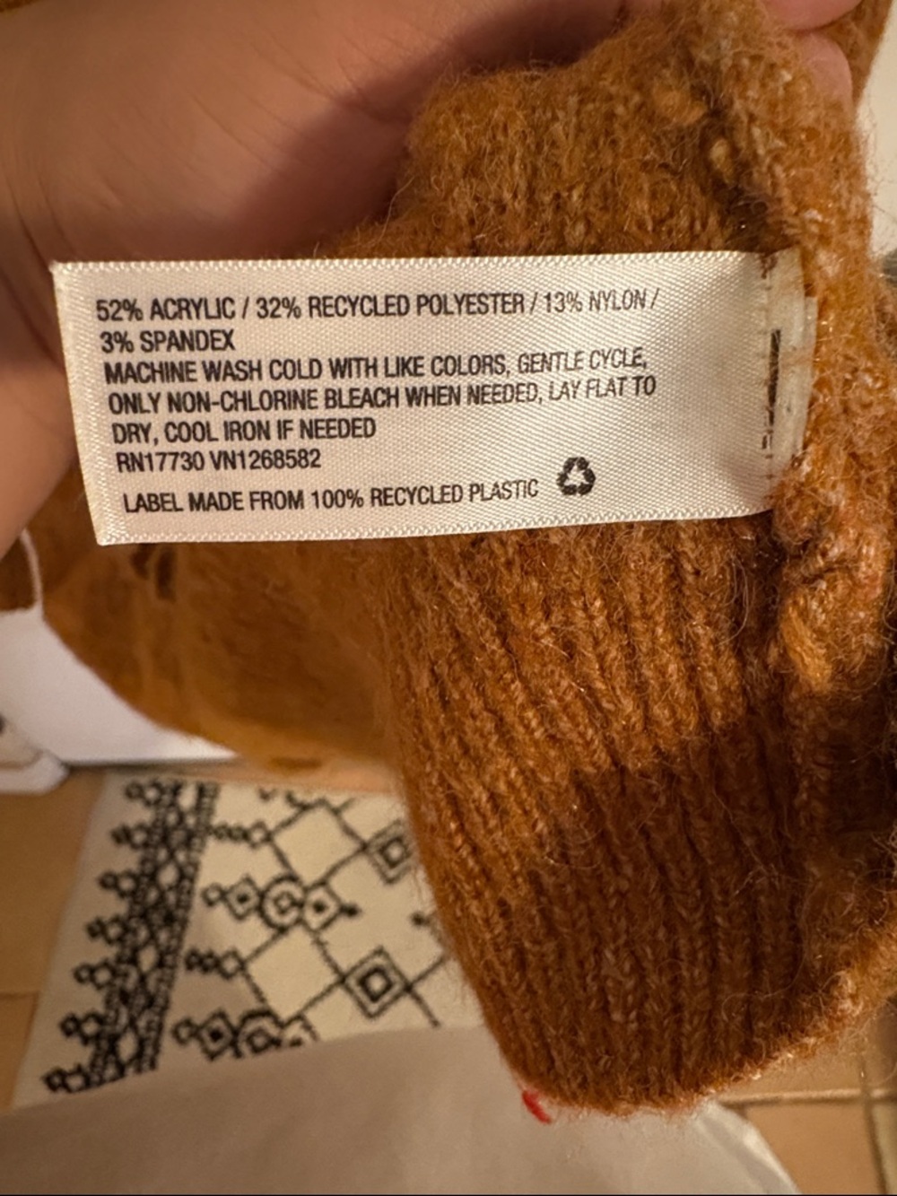 a new day Rust-Brown V-Neck Button-Front Women's Cardigan - Picture 3 of 5
